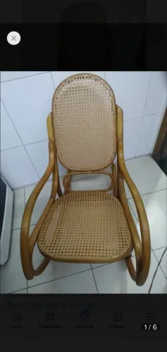 Cadeira balanço Thonet