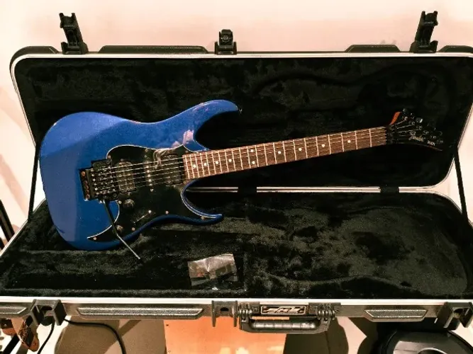 Guitarra Fender Heartfield Talon Vintage Japan 1989 Blue HSH