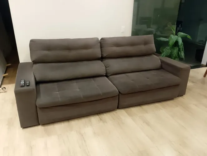 Sofá retrátil reclinável (entrega grátis)