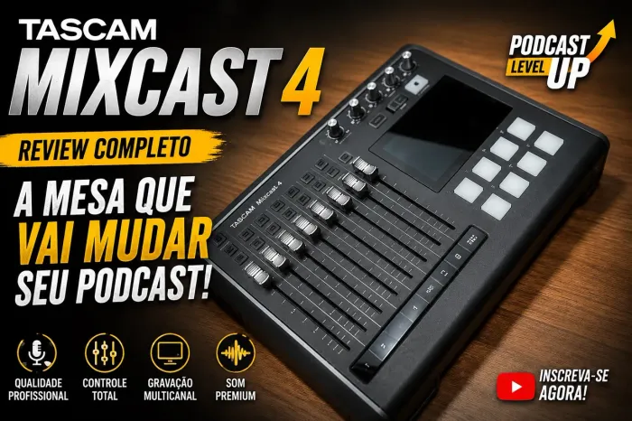 Mesa Tascam Mixcast 4