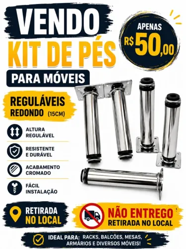 Venda kit pés para móveis