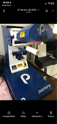 Máquina pneumática industrial  para transfer laser  