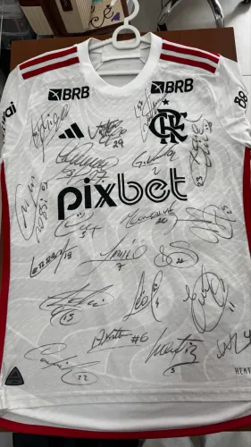 Camisa autografada FLAMENGO