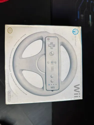 Volante Nintendo Wii Wheel - original na caixa