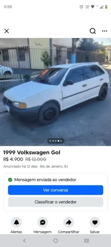 Volkswagen Gol Geração III Power 1.0 MI 16V Gasolina Mec. 4P 2002