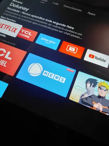 Tv tcl nova em ótimo estado com nota fiscal 