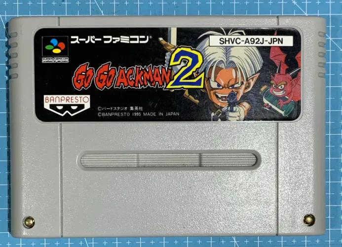 Go go ackman 2 super Nintendo original 