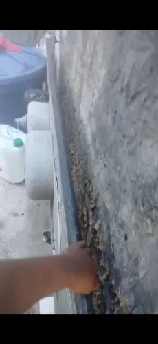 Pia de granito com 2 cubas