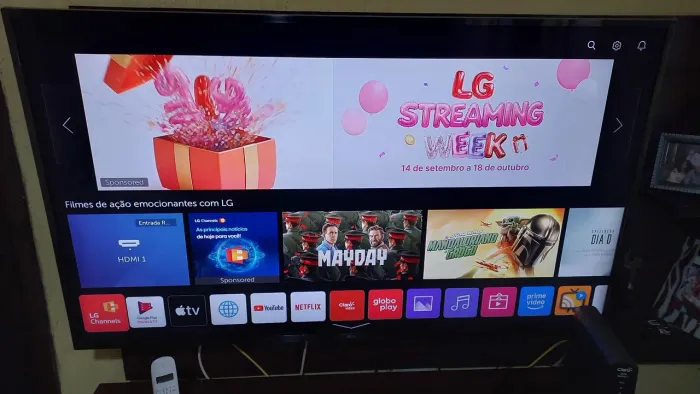 Smart tv lg 55 polegadas uhd4k