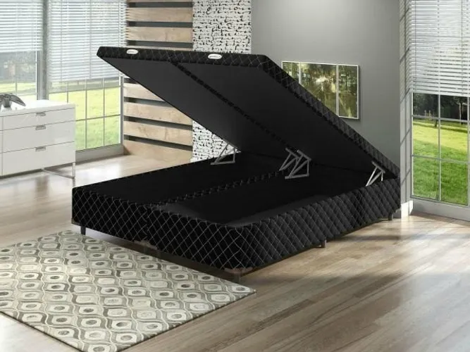Cama box baú bipartido varios tamanhos