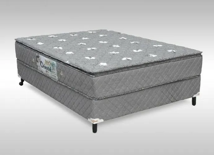 Cama box base casal + colchão D33 direto de fábrica