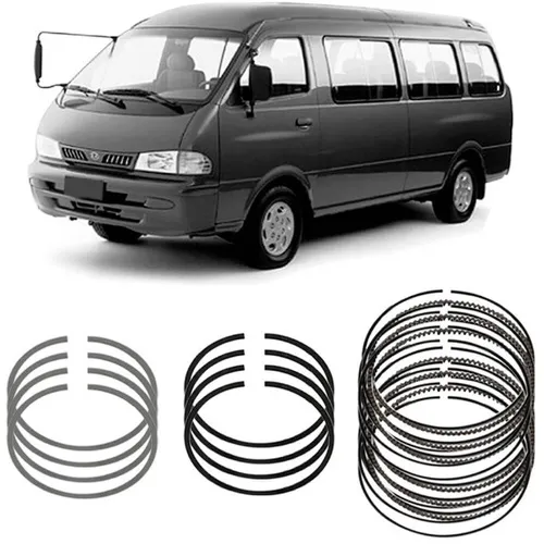 Jogo Anel Segmento STD Kia Besta 3.0 99 a 2002 Metal Leve
