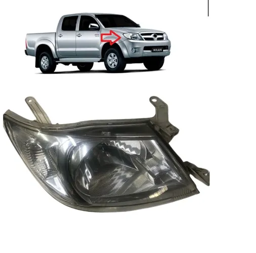 Farol Original Toyota Hilux Lado direito 2009 2010 2011