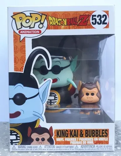 Funko Pop Dragon Ball Z Sr. Kaioh e Bubbles #532