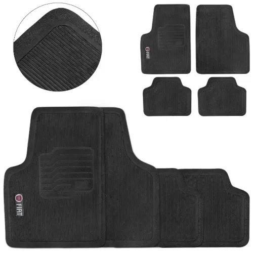 Tapete Universal  Borracha C/ 04 peças - Fiat