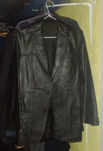 Jaqueta Blazer Couro Legítimo Feminina T44