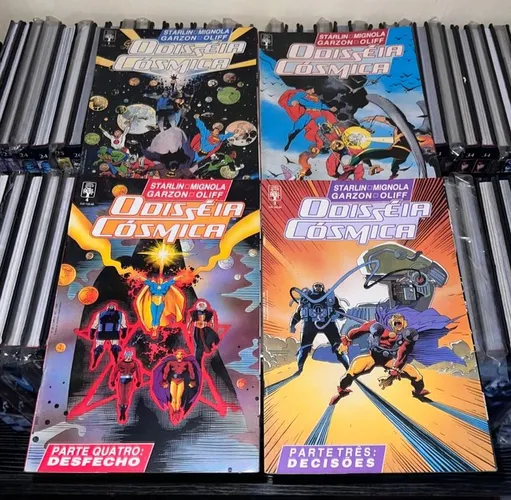 Odisséia cósmica editora abril 1990 completa em 4 volumes