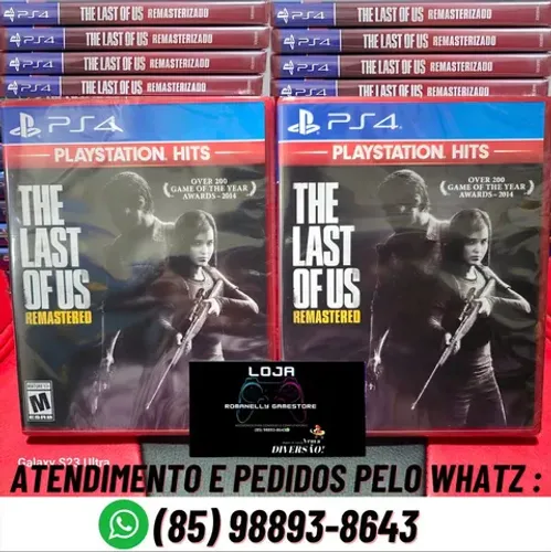 Jogo PS4 The Last Of Us Mídia Física Lacrada - Leia a Descrição do Anuncio