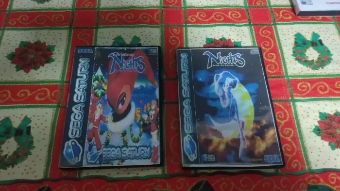 Jogos Nights into Dreams + Christmas Night (Sega Saturn)