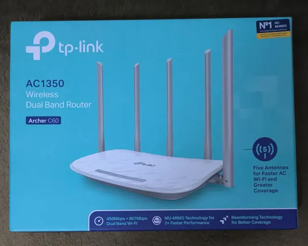 Roteador Wi-Fi Tp-Link Archer C60 AC1350 Dual Band