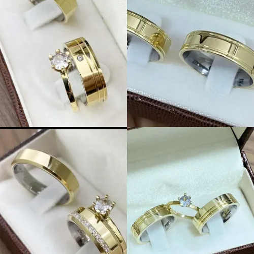 Alianças moedas antigas garantia permanente