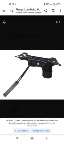 Flange cadeira 