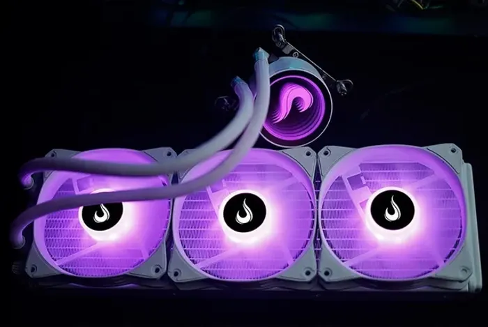 Water Cooler Rise Mode Frost, RGB, 360mm, AMD/Intel, Branco - RM-WCF-04-RGB (Novo Lacrado)