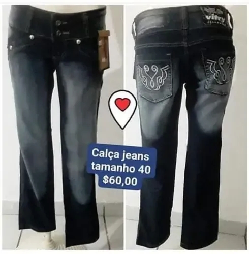 Calça jeans e shorts tamanho 40