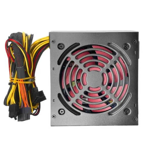 Fonte Atx Gamer 500Wts Real Octo Conectores 24 Pinos/2 Molex/Pci 6 Pinos/2 Sata/cabo força