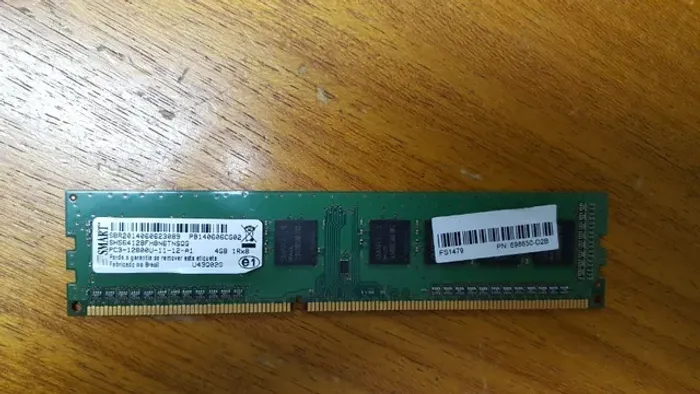 Memória Ram Color Verde 4gb 1 Smart Sh564128fh8n6tnsqg
