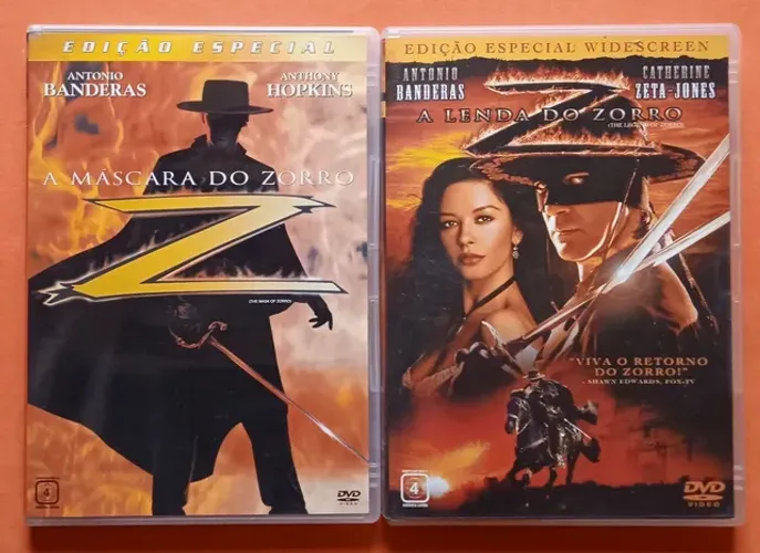 Dvd A Máscara do Zorro + A Lenda do Zorro