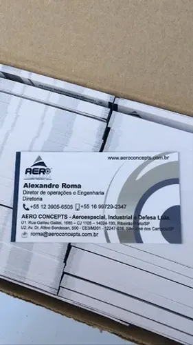 Cartão de Visita - Frente