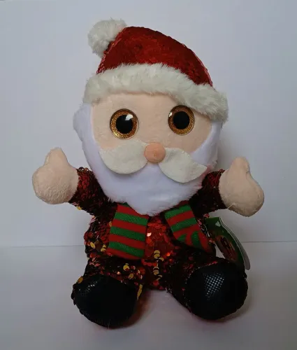 Papai Noel de Lantejoulas | Decoração de Natal 
