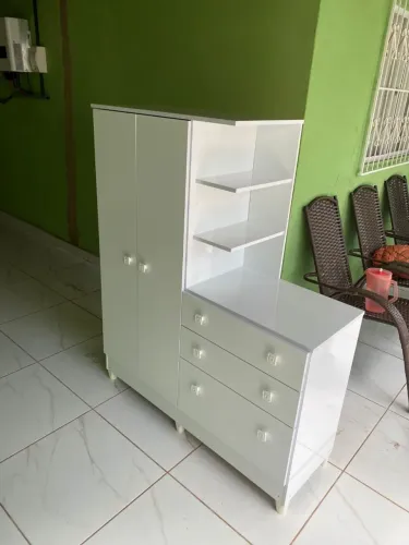 Cômoda Com Guarda Roupa Na Promoção. Entrega É Montagem Grátis Loja R&L Moveis 