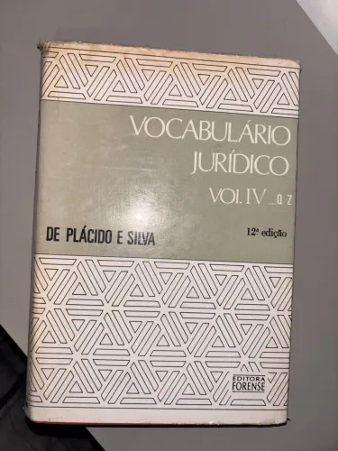 Livro Vocabulário Jurídico Com 3 Volumes