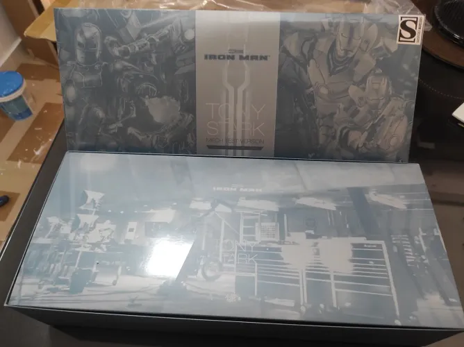 Hot Toys Tony Stark mech test ironman Mark 2 homem de ferro