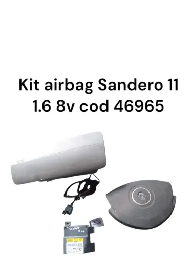 Kit airbag Sandero 11 1.6 8v cod 46965