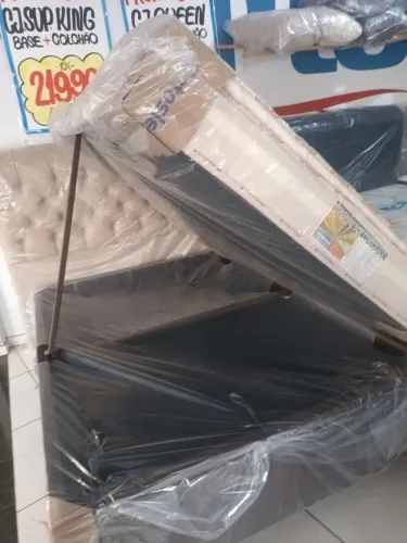 Cama Box  acoplada com Colchão acoplado 