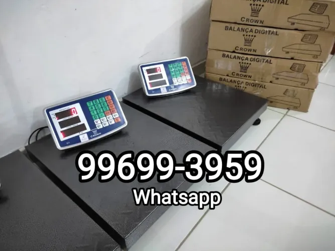 Balança plataforma 200kg 300kg 400kg
