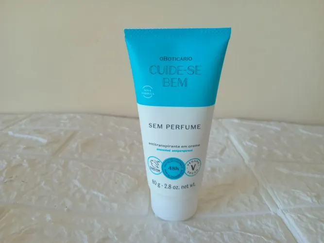 Desodorante Creme Antitranspirante Sem Perfume O Boticário