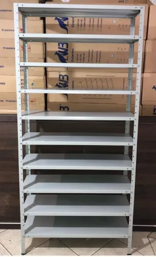 Estante de Aço para Organização - Ideal para diversos ambientes!