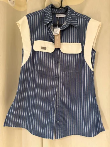 Camisa regata listrada da Le Salis