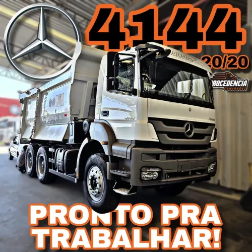 MB Axor 4144 6x4 20/20 Báscula 18m³ Rossetti