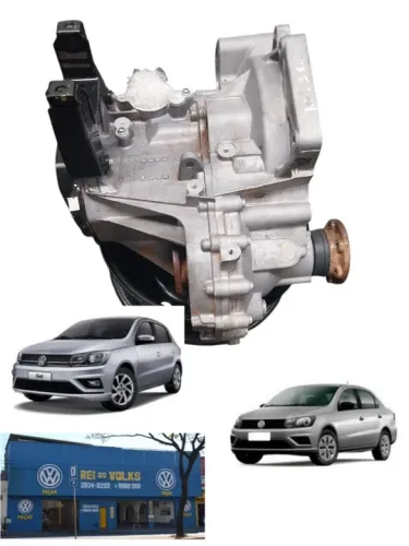 Caixa de marcha original para Gol e Voyage G8 1.0 3 cilindros MPI sem sensor