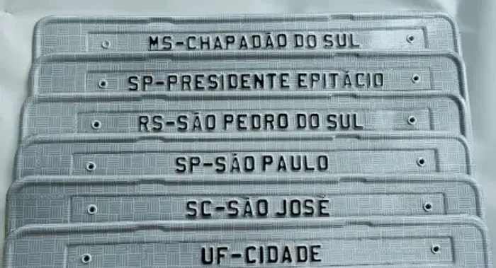 Tarjeta para Placa Automotiva Par