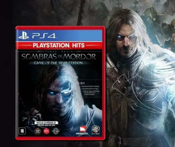 Terra Media: Sombras de Mordor Game Of The Year Edition Lacrado Jogo PS4