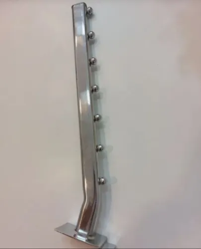 CABIDEIRO CROMADO RT INCLINADO C/ ESFERA 40 CM