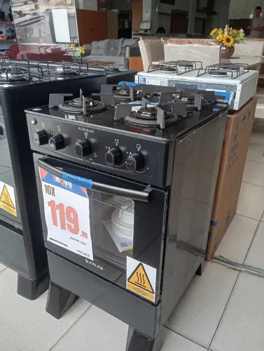 Fogão atlas piso de vidro 4 bocas