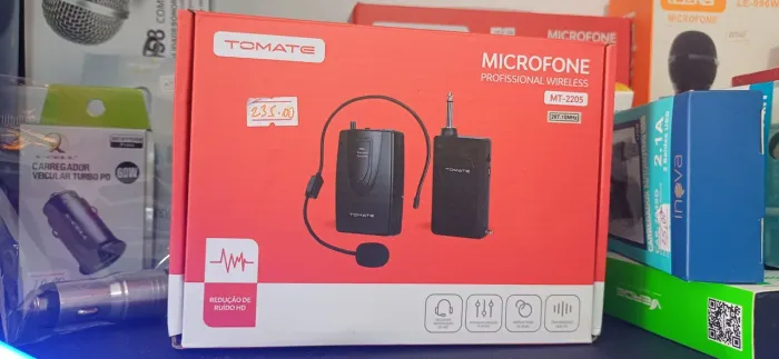 Microfone Profissional Wireless Tomate MT-2205