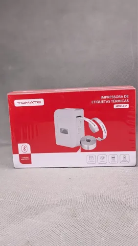 IMPRESSORA DE ETIQUETAS RECARREGAVEL BLUETOOTH TOMATE